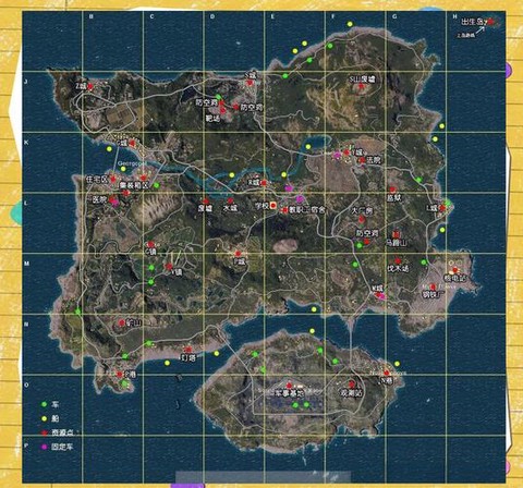 绝地求生地图怎么放大