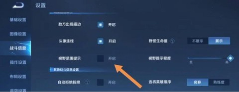 王者荣耀怎么调高视野